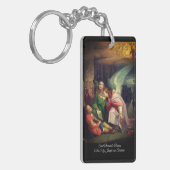 Der Traum des Heiligen Bernard Schlüsselanhänger (Vorderseite links)