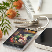 Der Traum des Heiligen Bernard Schlüsselanhänger (Vorderseite rechts)