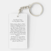 Der Traum des Heiligen Bernard Schlüsselanhänger (Rückseite)