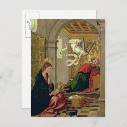 Der Traum des hl. Joseph, c.1535 Postkarte (Vorne/Hinten)