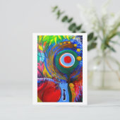 Der Traum des kleinen Bären Postkarte (Stehend Vorderseite)