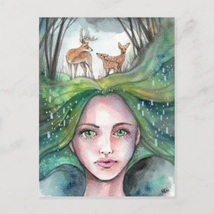 Der Traum des Waldes Postkarte