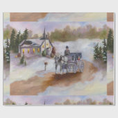 Der Traum des Winters Geschenkpapier (Flach)