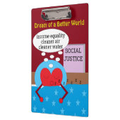 Der Traum einer besseren Welt Klemmbrett (Links)