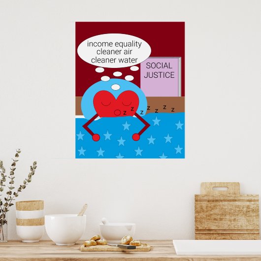 Der Traum einer besseren Welt Poster (Küche)