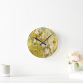 Der Traum einer Marionette des Mondes und der Runde Wanduhr (Zuhause)