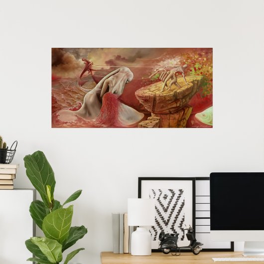 Der Traum eines Fischers Poster (Heimbüro)