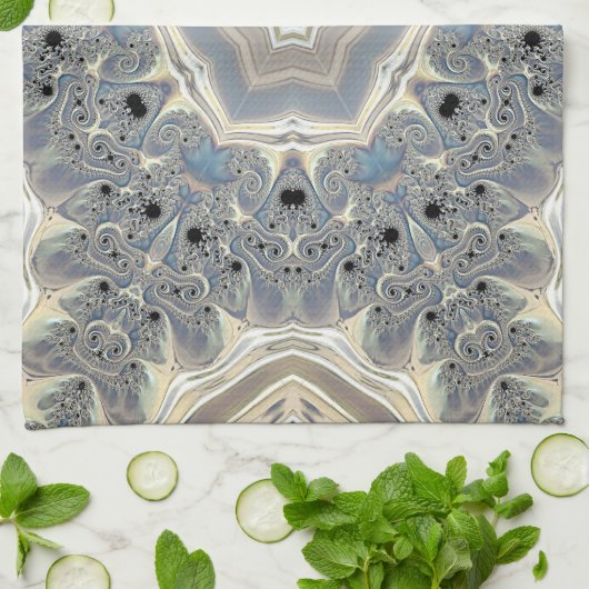 Der Traum eines Fraktals Geschirrtuch (Gefaltet)