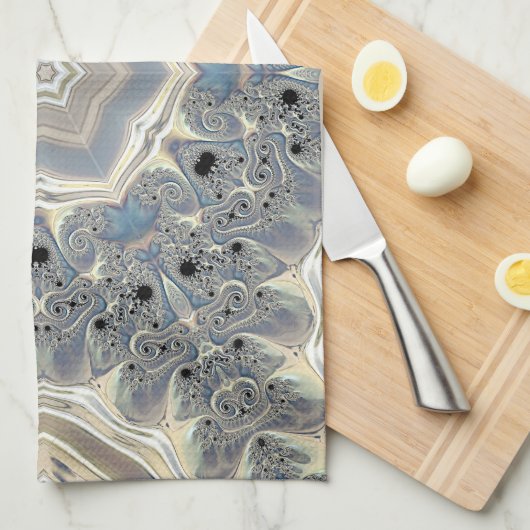 Der Traum eines Fraktals Geschirrtuch (Viertel Falte)