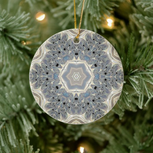 Der Traum eines Fraktals Keramik Ornament (Baum)