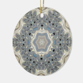 Der Traum eines Fraktals Keramik Ornament (Links)
