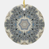Der Traum eines Fraktals Keramik Ornament (Hinten)