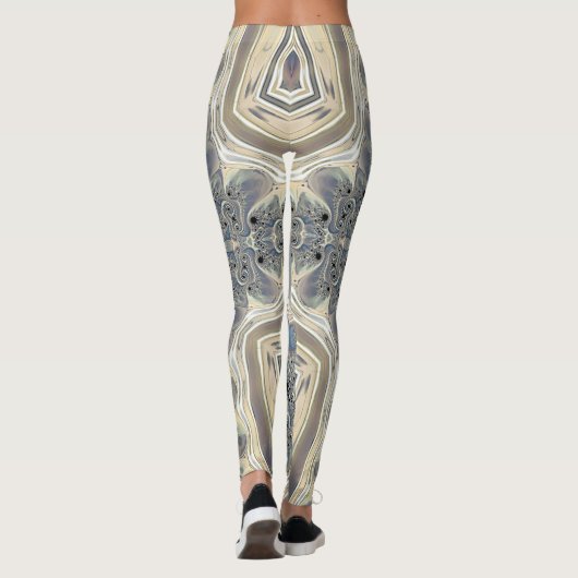 Der Traum eines Fraktals Leggings (Rückseite)
