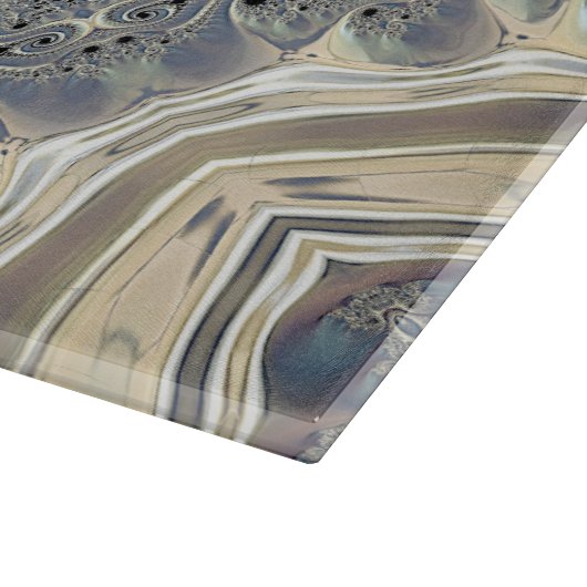 Der Traum eines Fraktals Schneidebrett (Ecke)