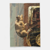 Der Traum eines Schweins Küchentuch (Vertikal)