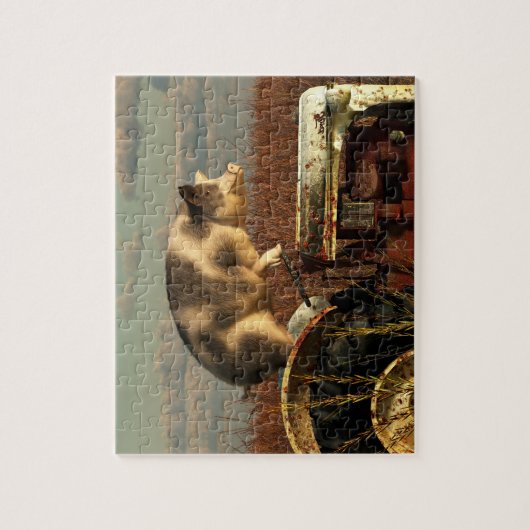 Der Traum eines Schweins Puzzle (Vertikal)