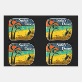 Der Traum eines Surfers Geschenkpapier Set (Vorderseite 2)