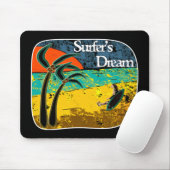 Der Traum eines Surfers Mousepad (Mit Mouse)