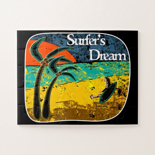Der Traum eines Surfers Puzzle (Horizontal)