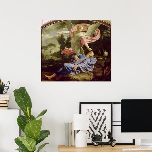 Der Traum Elijas, 1650-55 Poster (Heimbüro)