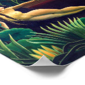 Der Traum | Henri Rousseau | Poster (Ecke)