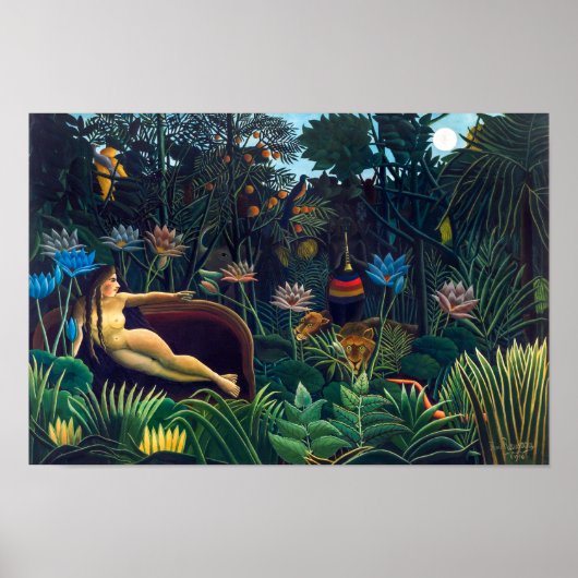 Der Traum | Henri Rousseau | Poster (Vorne)