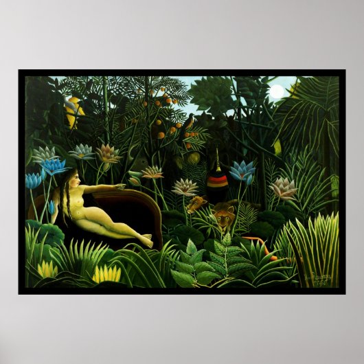 Der Traum - Henri Rousseau Poster (Vorne)