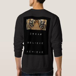 Der Traum hinter der Rückseite des Drucks glaubt, Sweatshirt