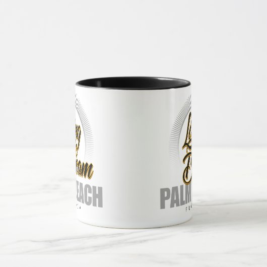 Der Traum im Palm Beach leben Tasse (Zentrum)