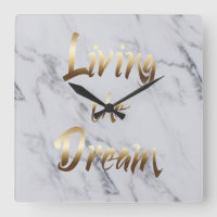 Der Traum Inspiriere Goldtypografie