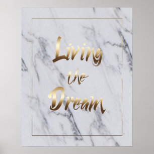 Der Traum Inspirierend Typografie - Kunst Poster