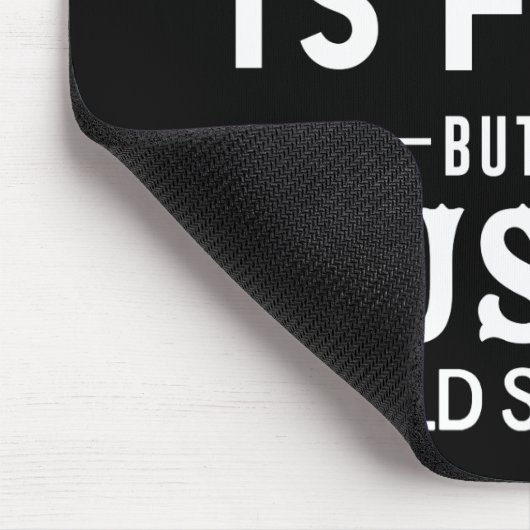 Der Traum ist gratis Mousepad (Ecke)