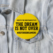 Der Traum ist nicht über Daca Stützknopf Button (Beispiel)