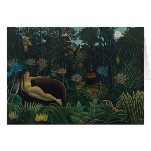 Der Traum (Le Reve Exotique) von Henri Rousseau (Vorderseite (Horizontal))