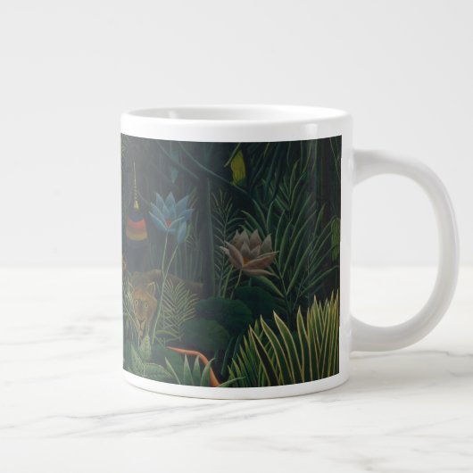 Der Traum (Le Reve Exotique) von Henri Rousseau Jumbo-Tasse (Rechts)