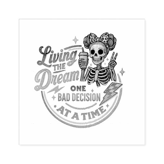 Der Traum lebt.. Gummistempel (Prägung)