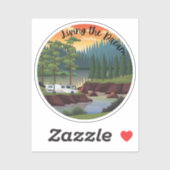 Der Traum mit Klasse-A-Motorhome Aufkleber (Blatt)