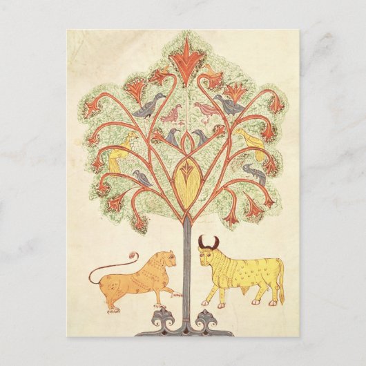 Der Traum Nebukadnezars von der "Bibel" Postkarte (Vorderseite)