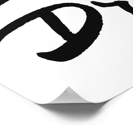 Der Traum Poster (Ecke)