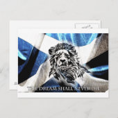 DER TRAUM SOLL DIE NIE 4 POSTKARTE (Vorne/Hinten)