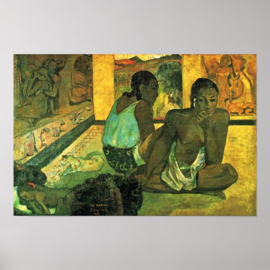 Der Traum (The Rerioa) von Gauguin Paul Poster (Vorne)