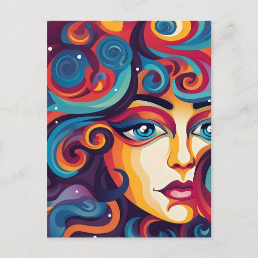 Der Traum Vibranl Whirl von Emotionen Postkarte (Vorderseite)