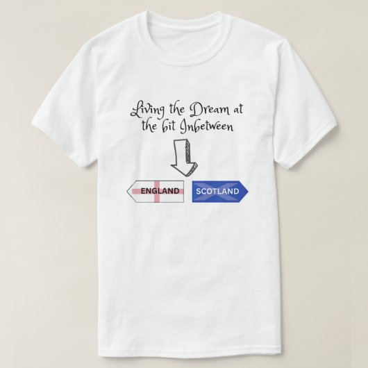 Der Traum vom Bisschen dazwischen T-Shirt (Design vorne)