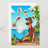 Der Traum vom perfekten Fang Einladung (Vorne/Hinten)