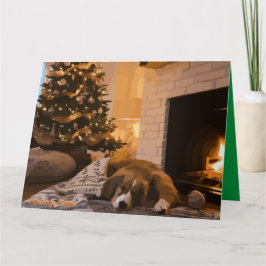 Der Traum vom Weihnachtsmann Karte