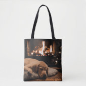 Der Traum vom Weihnachtsmann Tasche (Vorderseite)