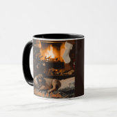 Der Traum vom Weihnachtsmann Tasse (Vorderseite Links)