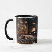 Der Traum vom Weihnachtsmann Tasse (Links)