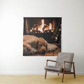 Der Traum vom Weihnachtsmann Wandteppich (Beispiel)