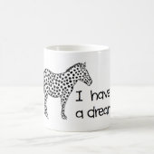 Der Traum vom Zebra Kaffeetasse (Mittel)